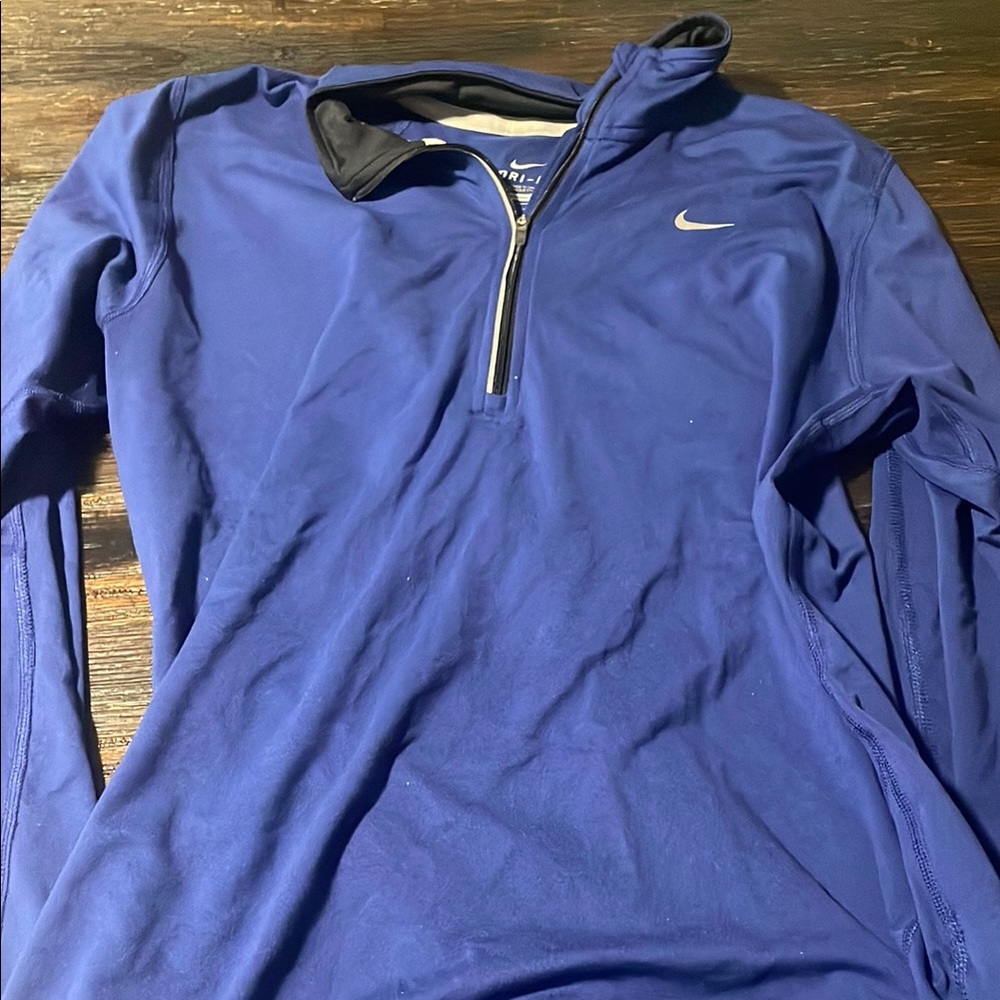Nike Royal Blue Half-Zip Top
